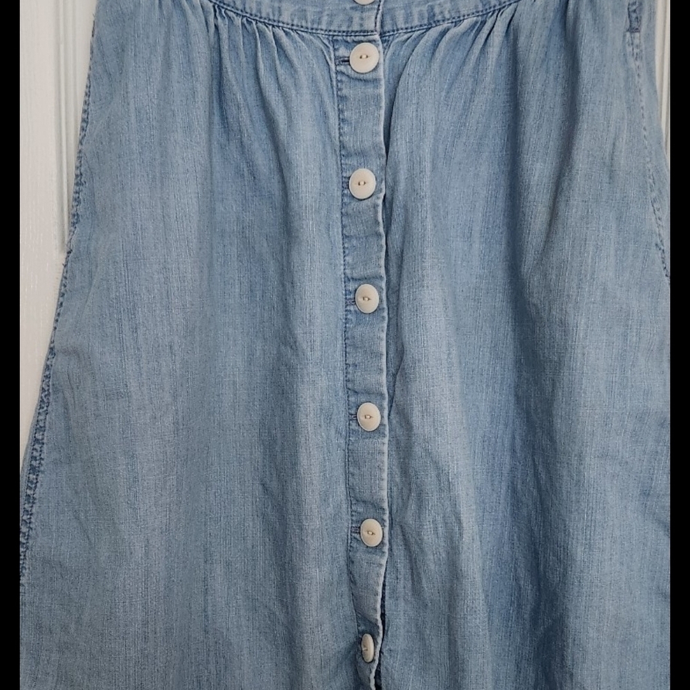 Madewell Chambray Skirt